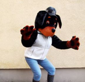 rottweiler dog mascot